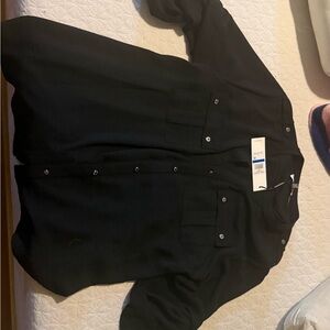 Calvin Klein Women's Black Blouse